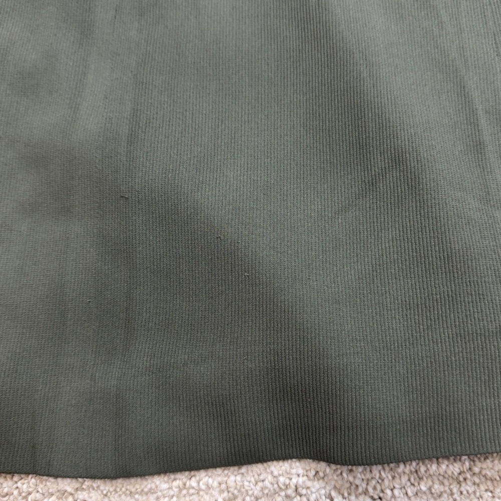 Ann Taylor Vintage 100% Silk Blazer Olive Green Button Front Jacket Womens 10 - Picture 8 of 12